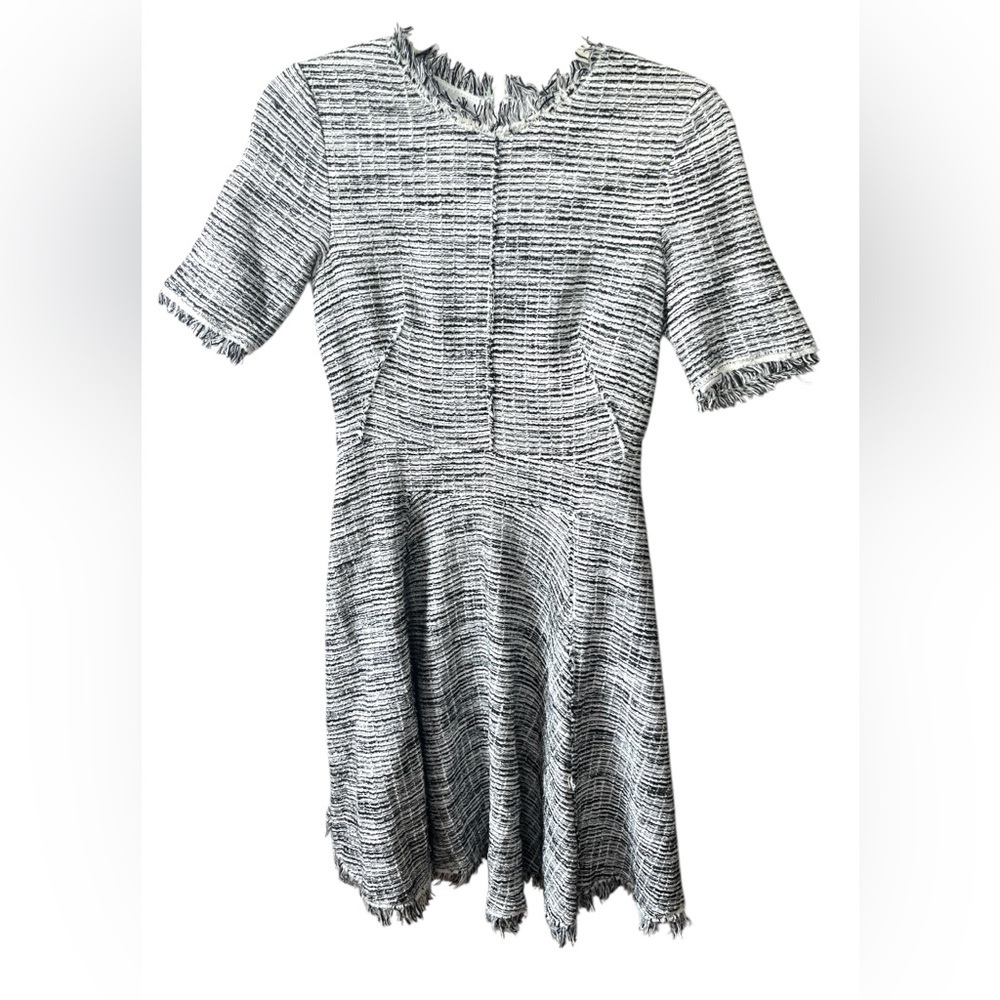 Rebecca Taylor Boucle Tweed Fit and Flare Dress size 0